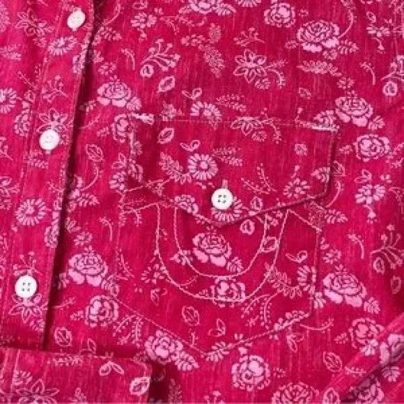 True Religion | Women's Lone-Star Floral Shirt | Size Medium - Picture 2 of 9
